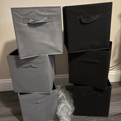 NEW closetmaid Set of Foldable Fabric Storage Cubes