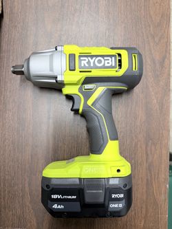 Ryobi 18V One Plus 1/2" Impact Wrench & Battery