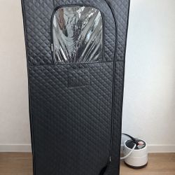 Portable Steam Sauna Tent w/ Steamer (Home Detox Spa Setup)