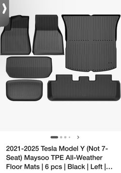 Tesla model y all weather mats