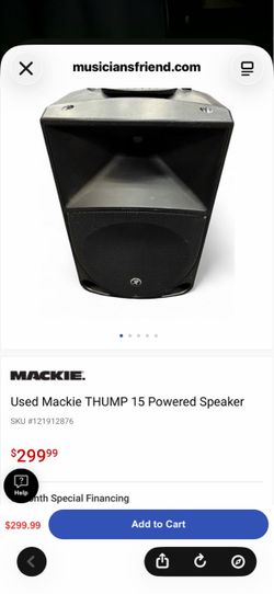 Mackie THUMP 15 powered speaker