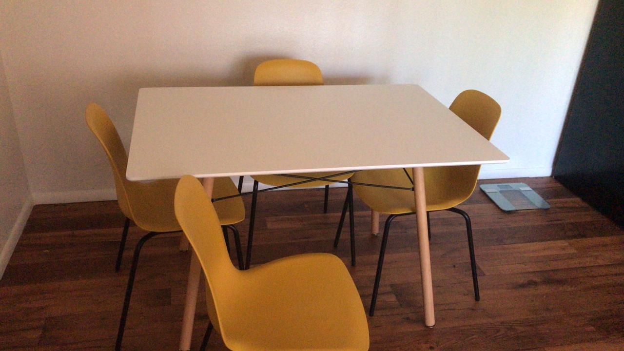 Stylish White Top Table