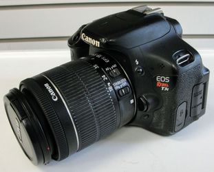 CANON EOS REBEL T3i 18MP DIGITAL CAMERA WITH 18-55MM LENS