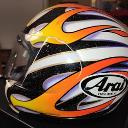 Arai Motocyle Helmet Used Available To Ad Is Down