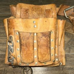 Klein Tools 5165 Leather Tool Belt / Tool Pouch – Heavy Duty