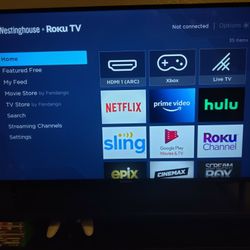 Westinghouse 43" Roku LED Smart TV $120 Obo