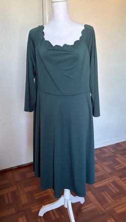 SHEIN women’s green long sleeve dress size 3XL