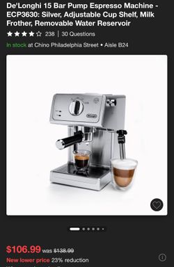 De Longhi Espresso Machine