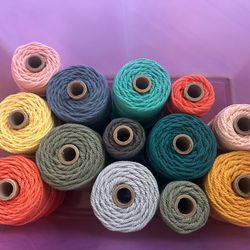 Macrame Cord Rope Supplies - Jersey Yarn