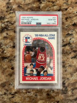 1989 Michael Jordan Hoops All-Star PSA 10