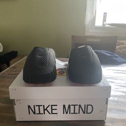 NIKE MIND 001 MULES BLACK CHROME SIZE 9