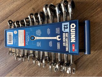 QUINN  13PC WRENCH SET 100T RATCHETING