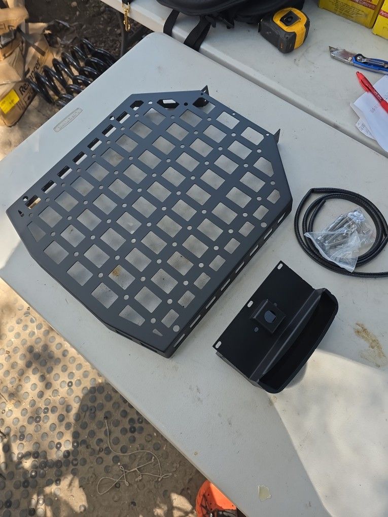 Rear Spare Tire Delete License Plate Relocation Fits 2021 to 2025 Bronco 2/4 Door With Reversing Camera & Third Brake Light