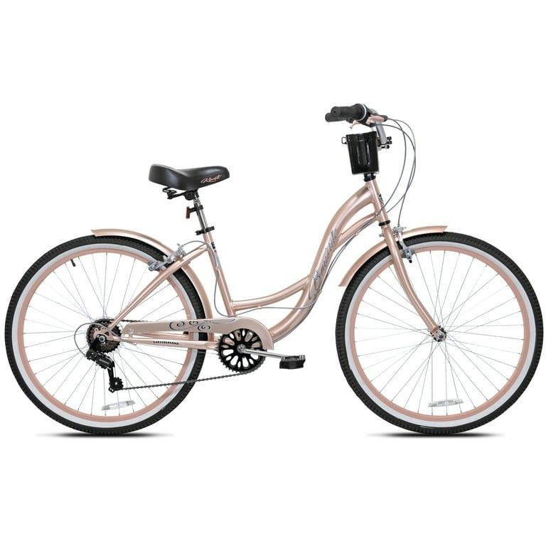 26 Kent Bayside Cruiser Bicycle, Fits Rider: 5'2 5'10, Rose Gold, Adult,  Unisex
