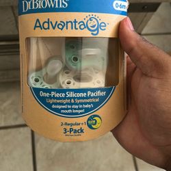 Dr Brown 1 Piece Silicon Pacifier 