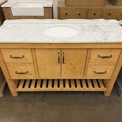 New! 55” Bathroom Vanity- Sale!