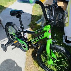 Schwinn Piston 16” Kids’ Bike-Green