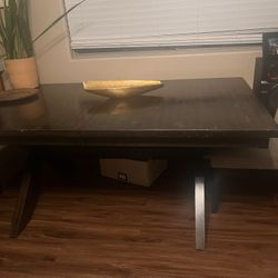 72 Inch Expresso Wood Dining Table