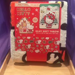 Hello Kitty Silky Soft Throw 