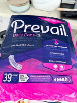 Prevail Daily Pads Long Maximum Absorbency 39 Count