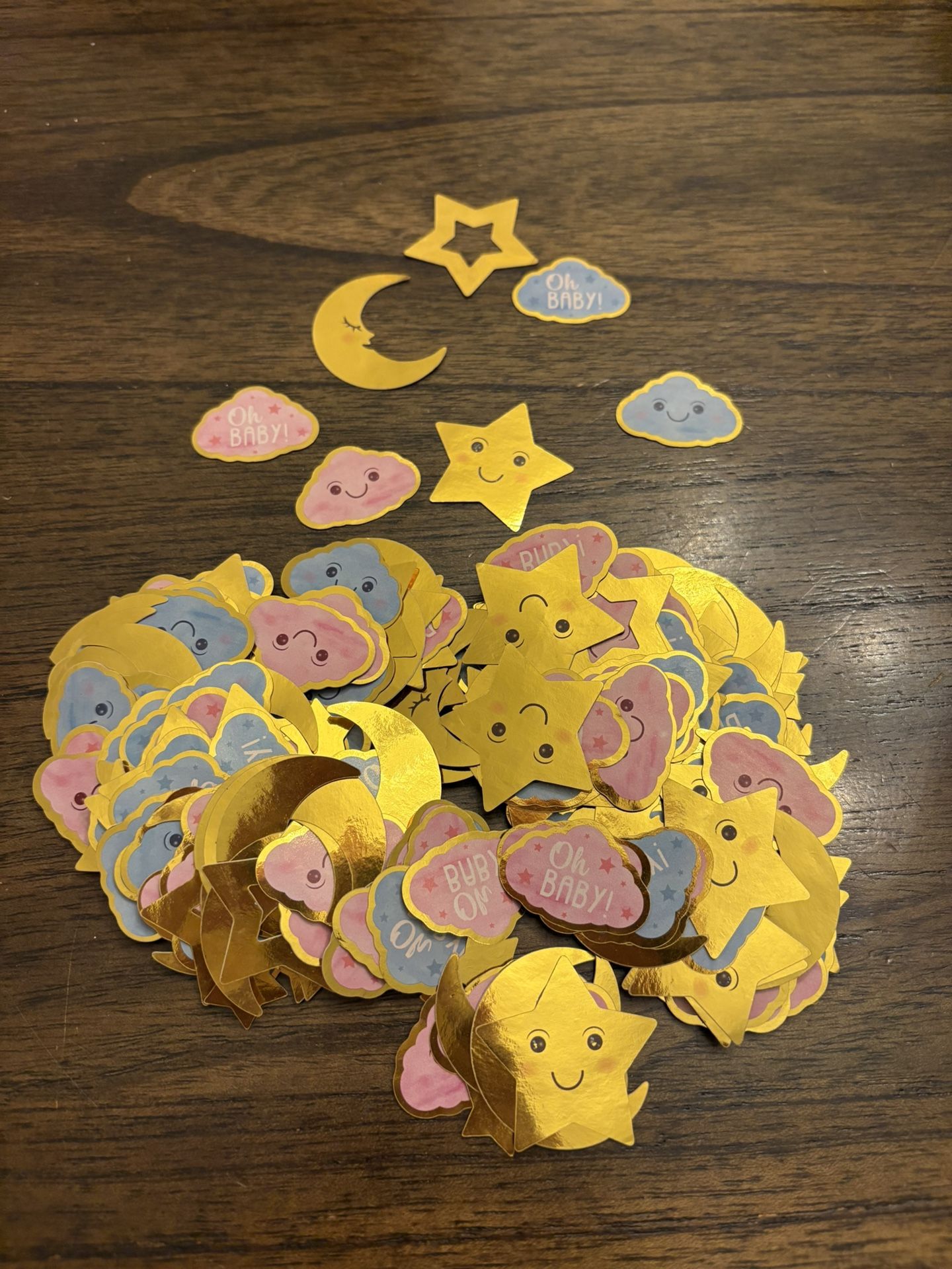New Bag Of Baby Shower Or Gender Reveal Table Confetti