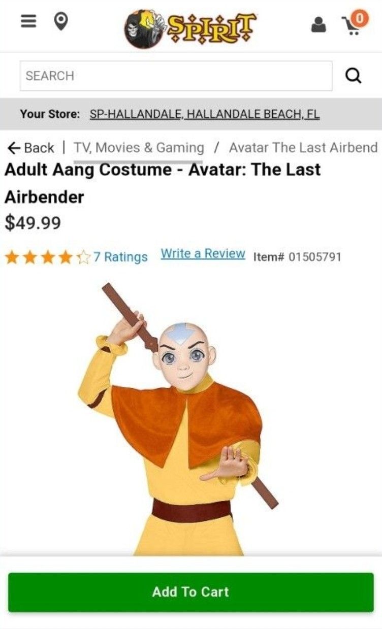 Aang Halloween Costume
