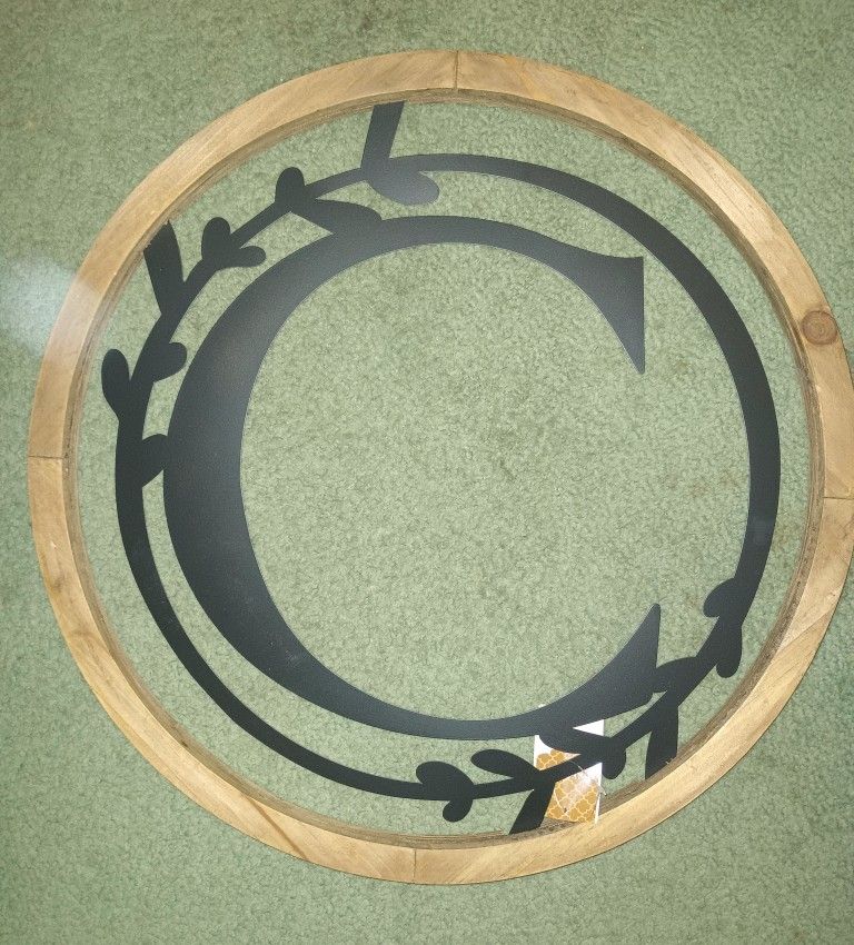Monogram Wall Art  "C" 