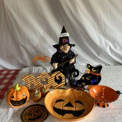 Halloween decor assortment