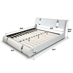 King bed Frame + Free King Mattress 