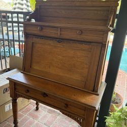 Vintage Wood Desk
