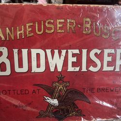 12”x15” Budweiser Metal Sign