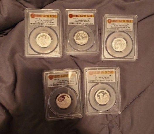 2016 Silver Quarter Set Graded