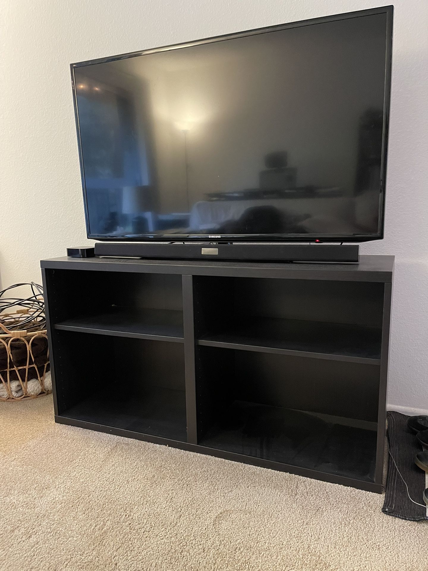 IKEA Black TV Console