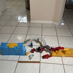 Thomas the Train Take n Play Fix The Rails Set - Incomplete But Has Extra Parts