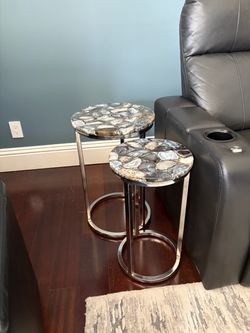 4 side tables, sold together or separately