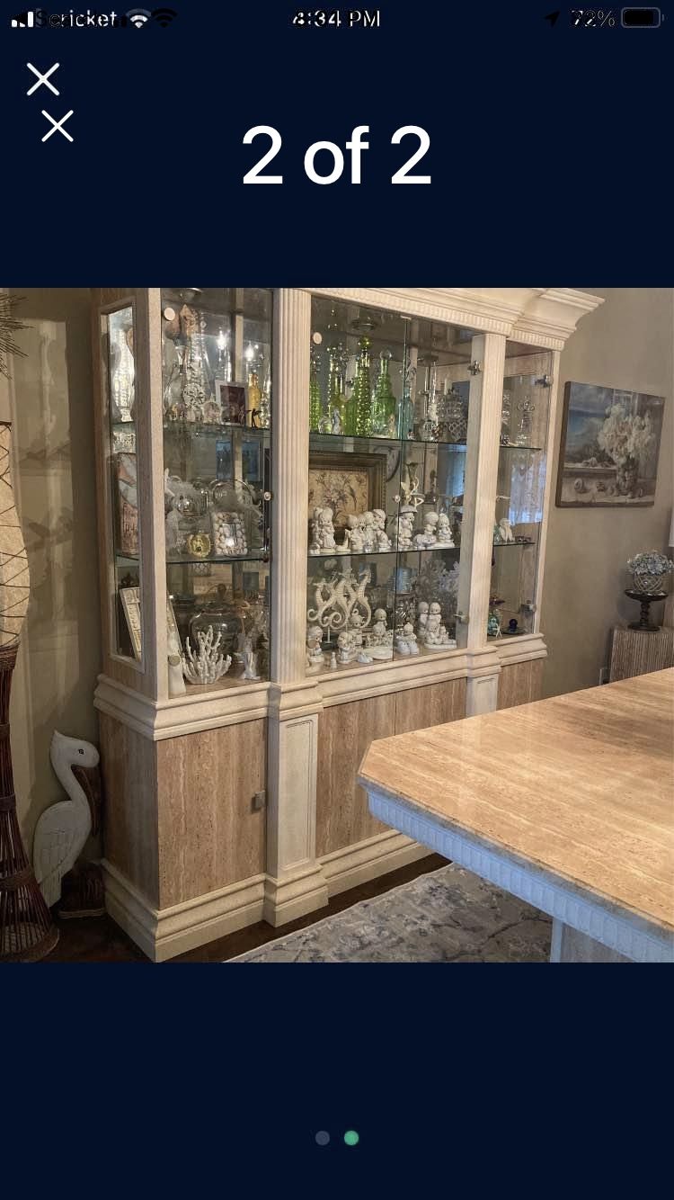 Italian China Cabinet/China Closet