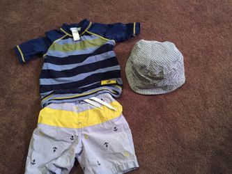 Janie and jack swim set 12/18 months