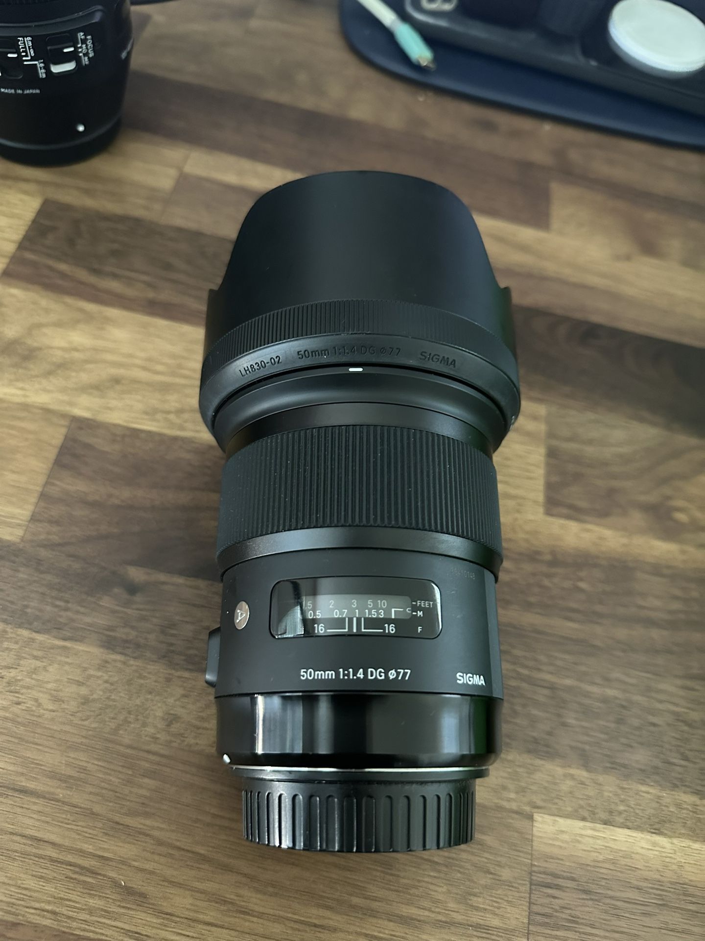 Sigma 50mm f/1.4 Art Lens - Canon EF Mount - Excellent Condition