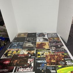 21 Hip-Hop Album CD Cover Lot Nas Big Dr. Dre DPG DJ Quik  E-40 Bone Thugs Luniz 