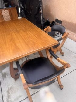 AMAZING Mid century Design Dining Table & Chairs By DREXEL