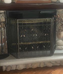 Fireplace screen