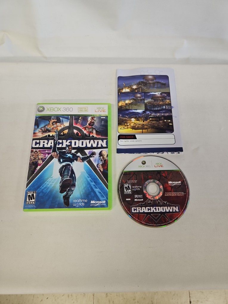 Microsoft XBox 360 Crackdown CIB. 813877-11
