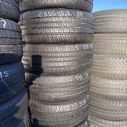 235/55r17 Goodyear RSA Tires In Great Shape