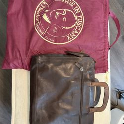 Leather Bag Made In Tuscany