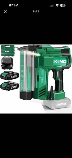 KIMO 20V Cordless Brad Nailer Kit