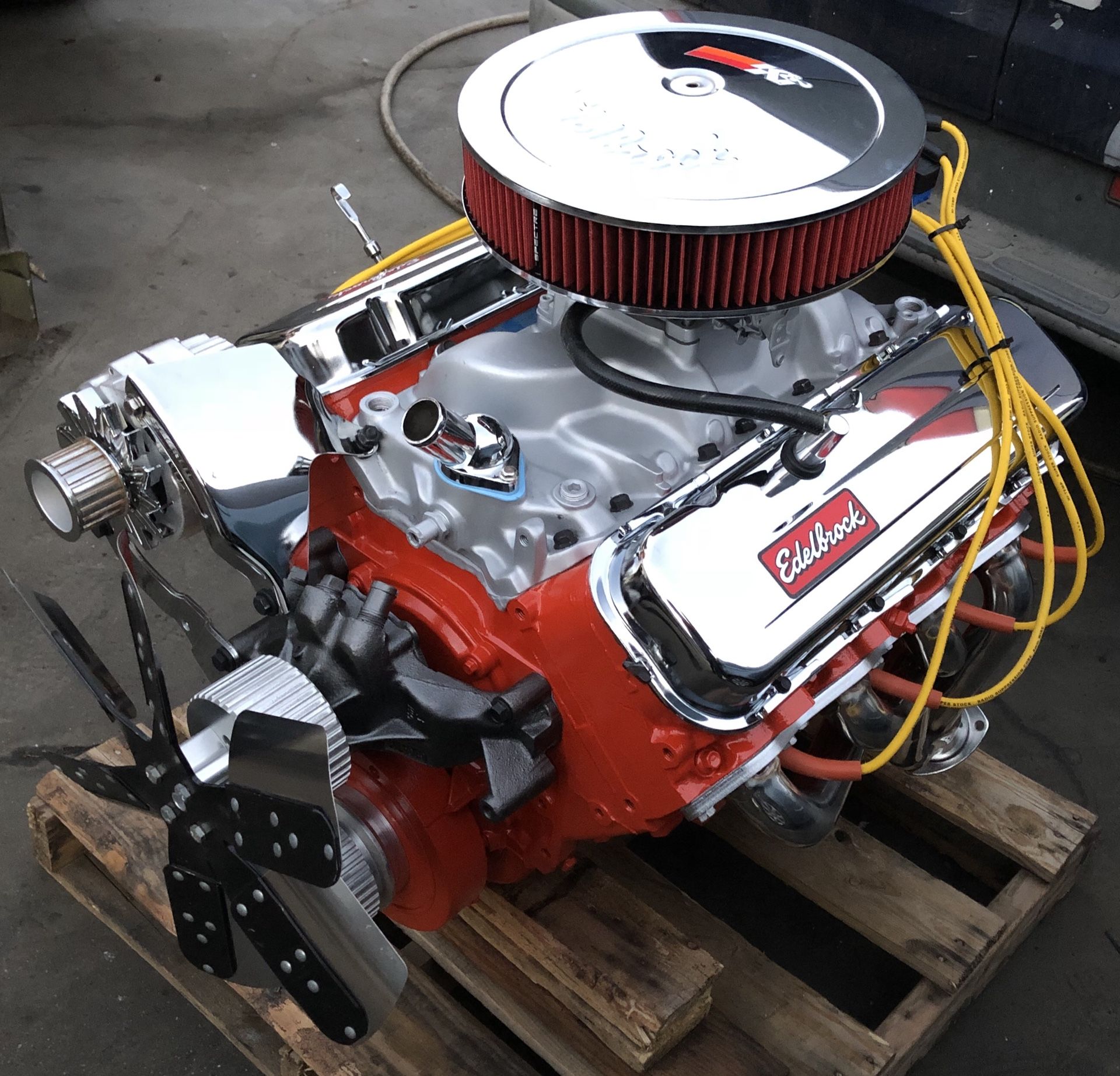 454 Big Block chevy 4 bolt main turn key engine