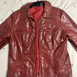 Snake Leather Jacket