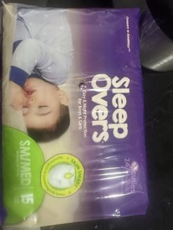 SLEEP OVER’S. PULL-UPS 5$ Per Pack