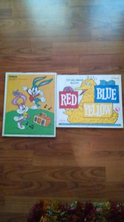 Vintage Playskool toddler puzzles