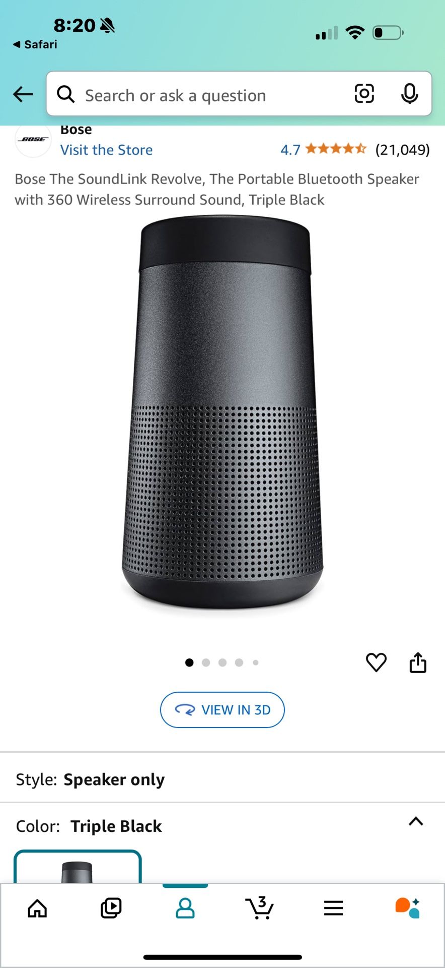 Bose speaker
